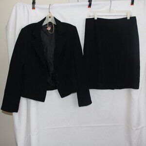 Isabel & Nina 2pc Navy Blue Skirt Suit sz.10